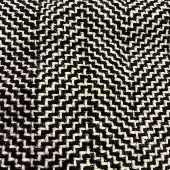 J. Crew Black and White Patterned Wool Skirt | Women's 2 - Picture 3 of 9